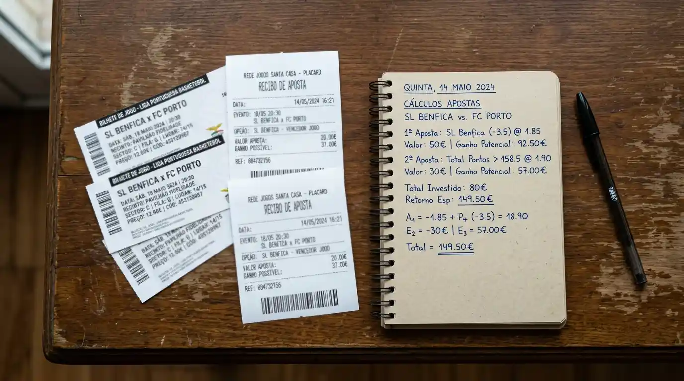 Análise matemática de apostas acumuladas no basquetebol NBA