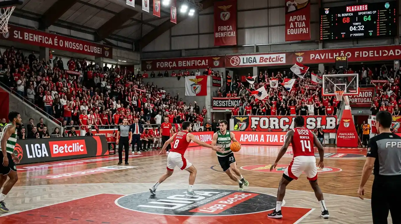 Apostas na liga portuguesa de basquetebol com mercados e oportunidades locais