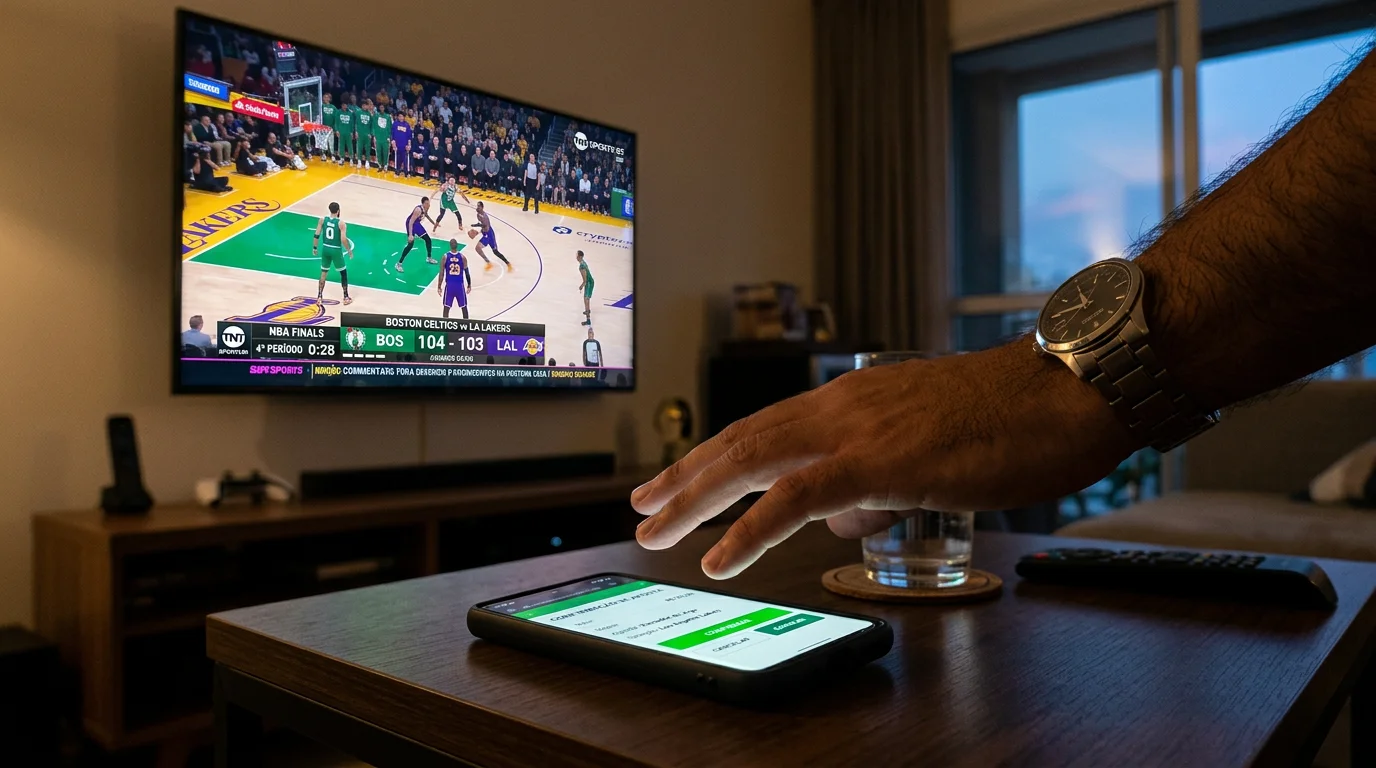 Cash-out em apostas de basquetebol com cálculo de valor e estratégia