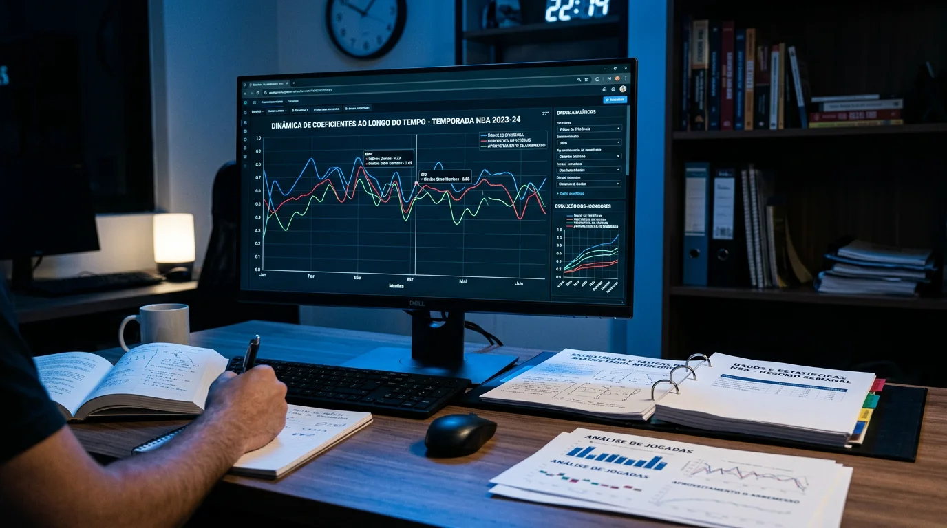 Line movement nas odds NBA com identificação de smart money e movimentos de linha