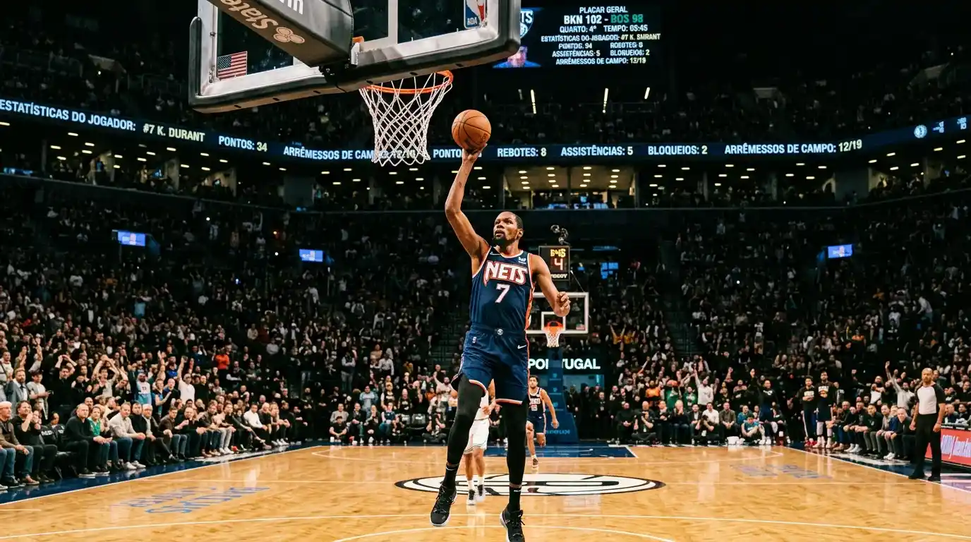 Apostas em jogadores NBA com dados estatísticos de prop bets